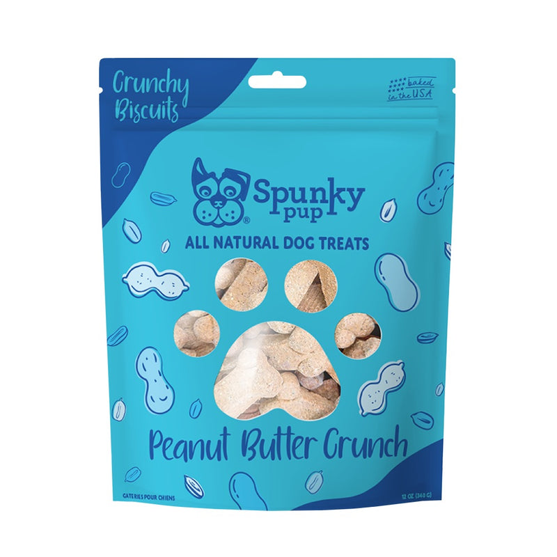 Spunky Pup All Natural Crunchy Biscuits - PEANUT BUTTER CRUNCH