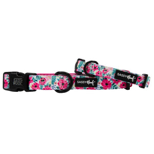 Sassy Woof DOG COLLAR - FLORAL FRENZY