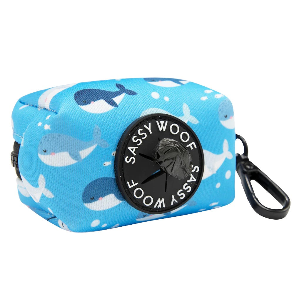 Sassy Woof WASTE BAG HOLDER - MIGHT AS WHALE