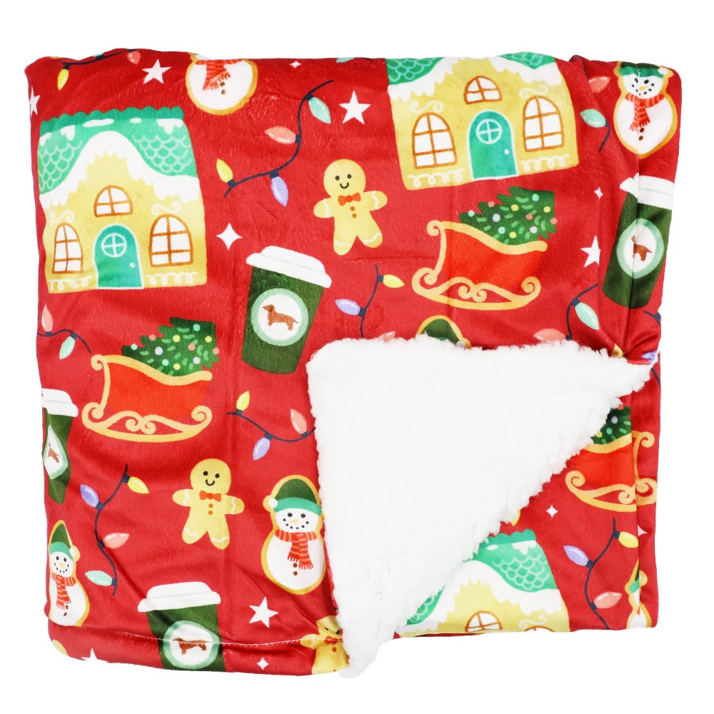 Sassy Woof Dog Blanket - Sleigh Baby Sleigh