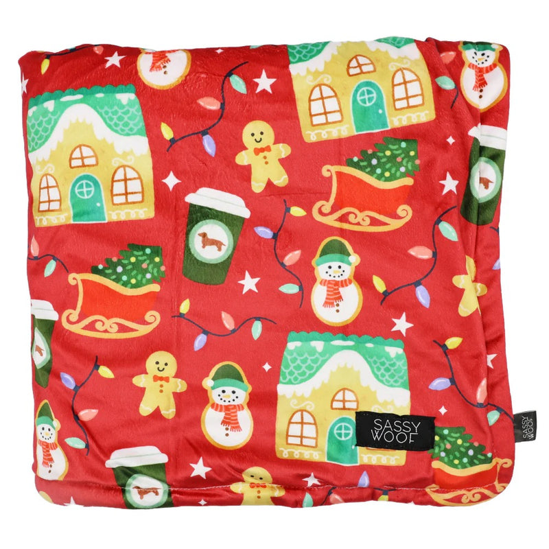 Sassy Woof Dog Blanket - Sleigh Baby Sleigh