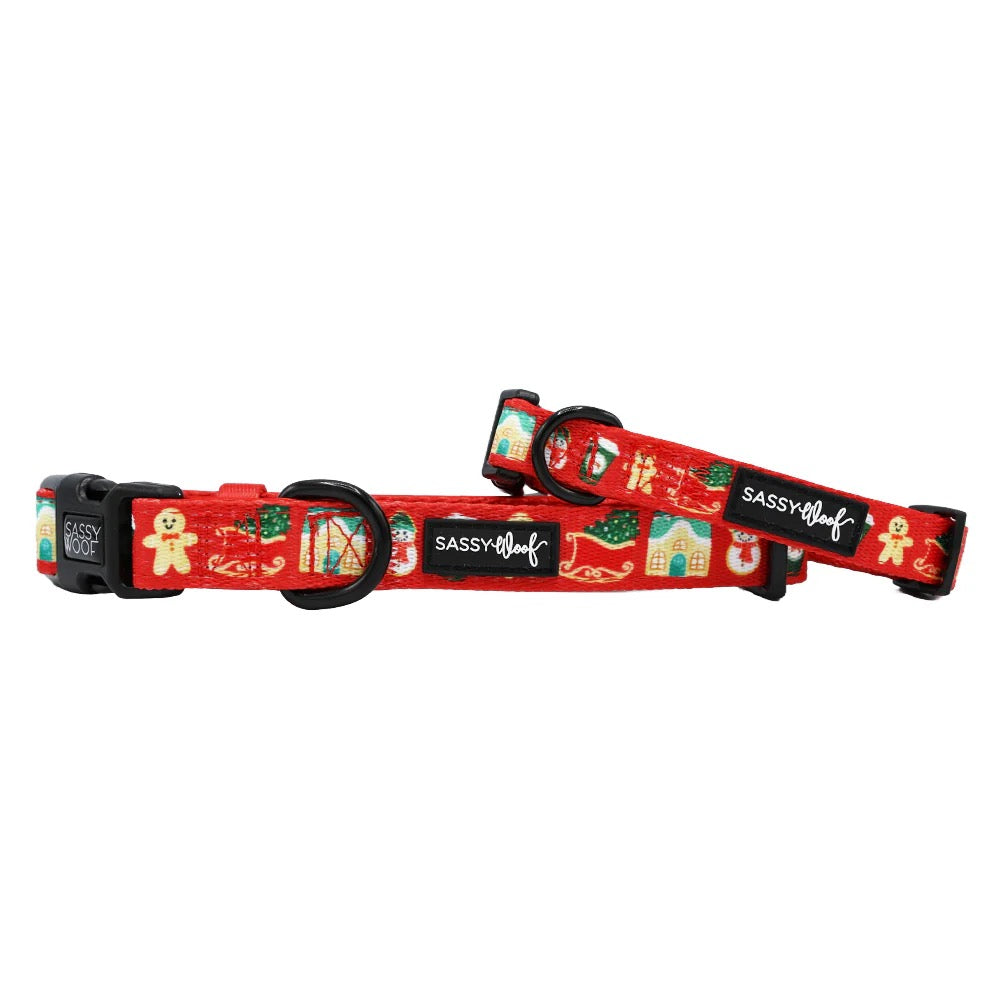 Sassy Woof Dog Collar - Sleigh Baby Sleigh