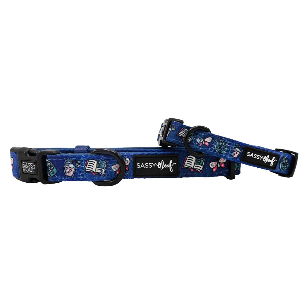 Sassy Woof Dog Collar - Spellbound