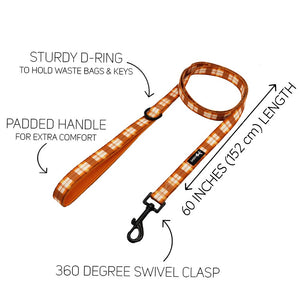 Sassy Woof DOG LEASH - SPICED HARVEST