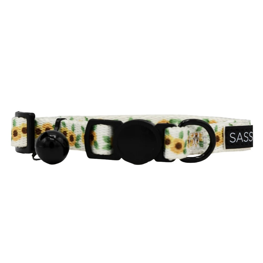 Sassy Meow CAT COLLAR - SUNFLOWER DREAMS