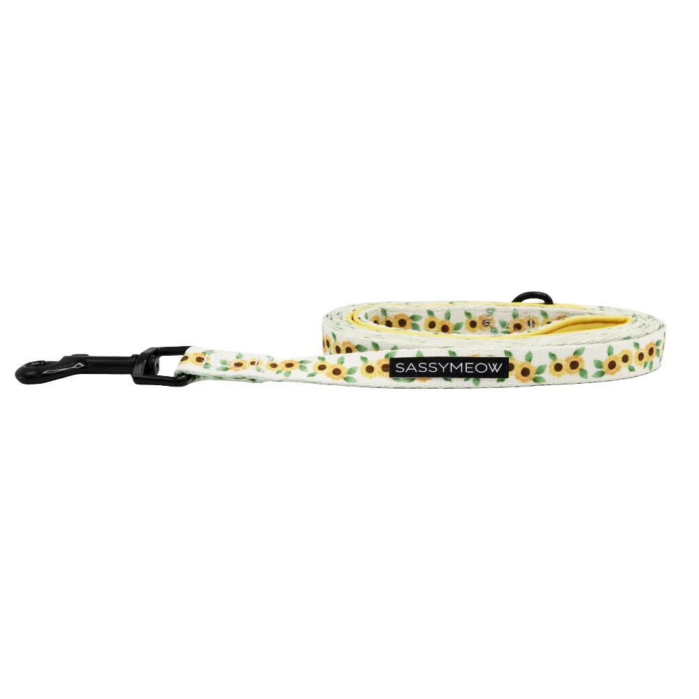 Sassy Meow CAT LEASH - SUNFLOWER DREAMS