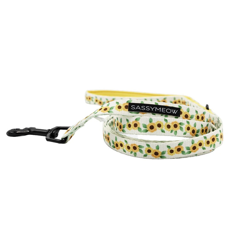 Sassy Meow CAT LEASH - SUNFLOWER DREAMS