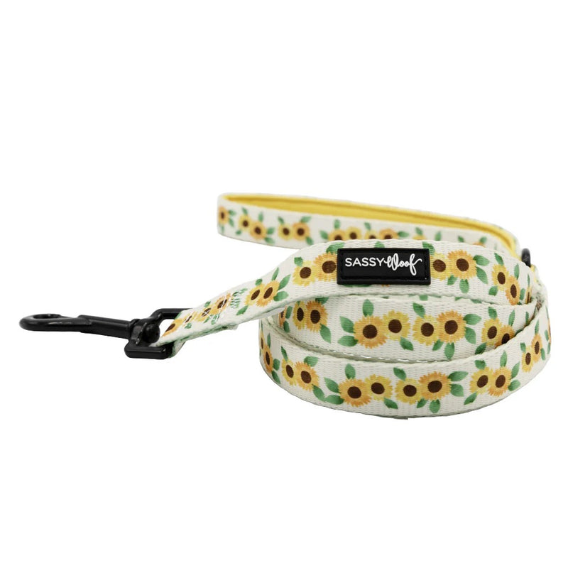 Sassy Woof LEASH - SUNFLOWER DREAMS