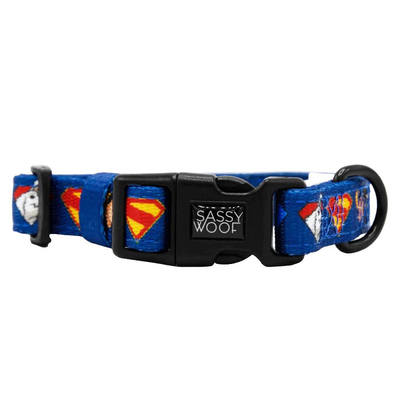 Sassy Woof Dog Collar - Superman™ & Krypto