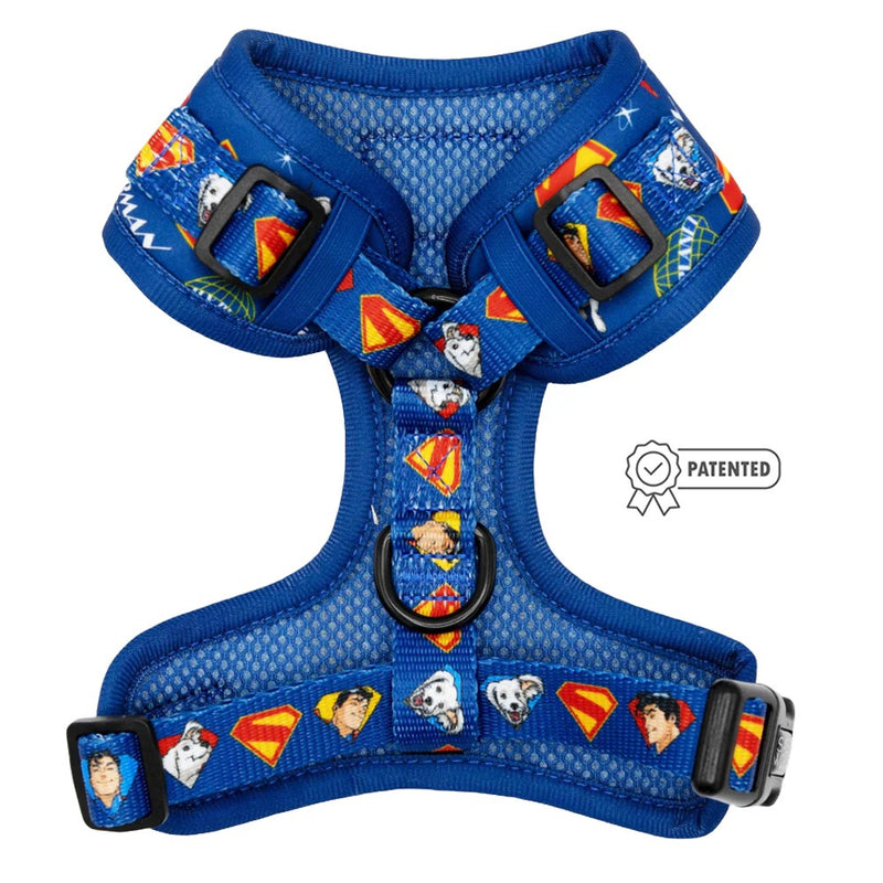 Sassy Woof Dog Adjustable Harness - Superman™ & Krypto™