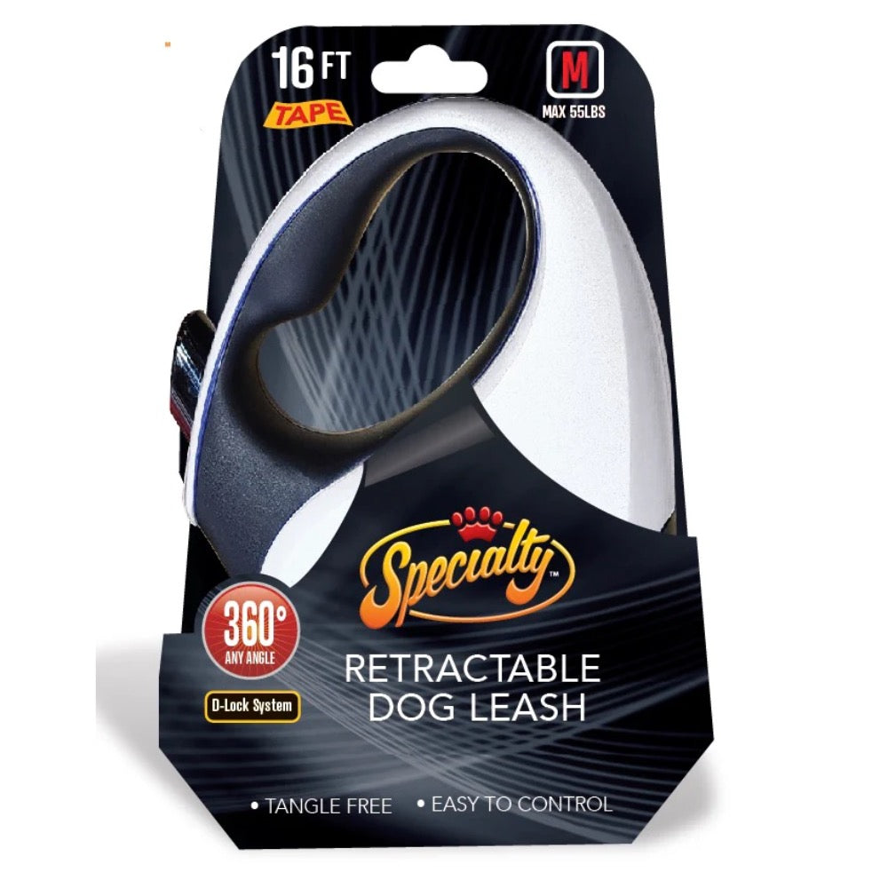 Specialty Retractable Dog Leash (Tape) - 16ft