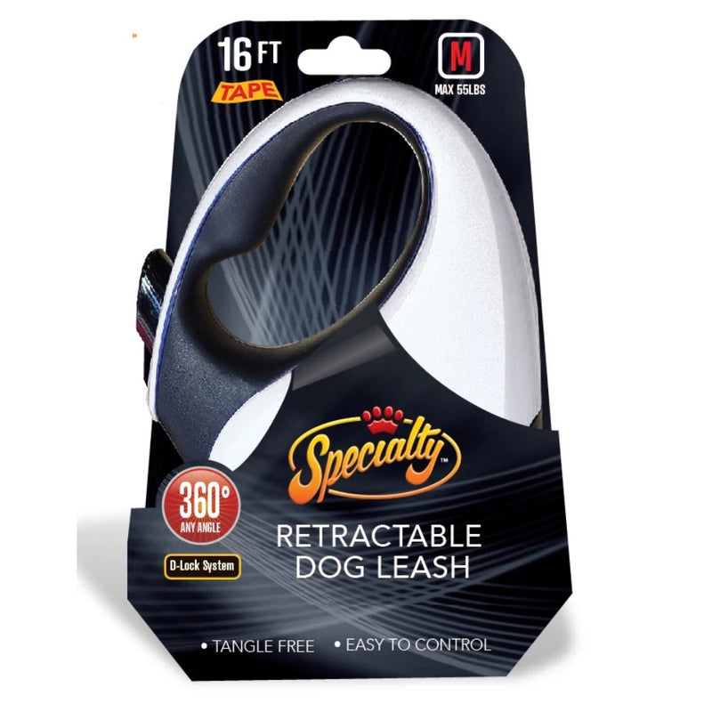 Specialty Retractable Dog Leash (Tape) - 16ft