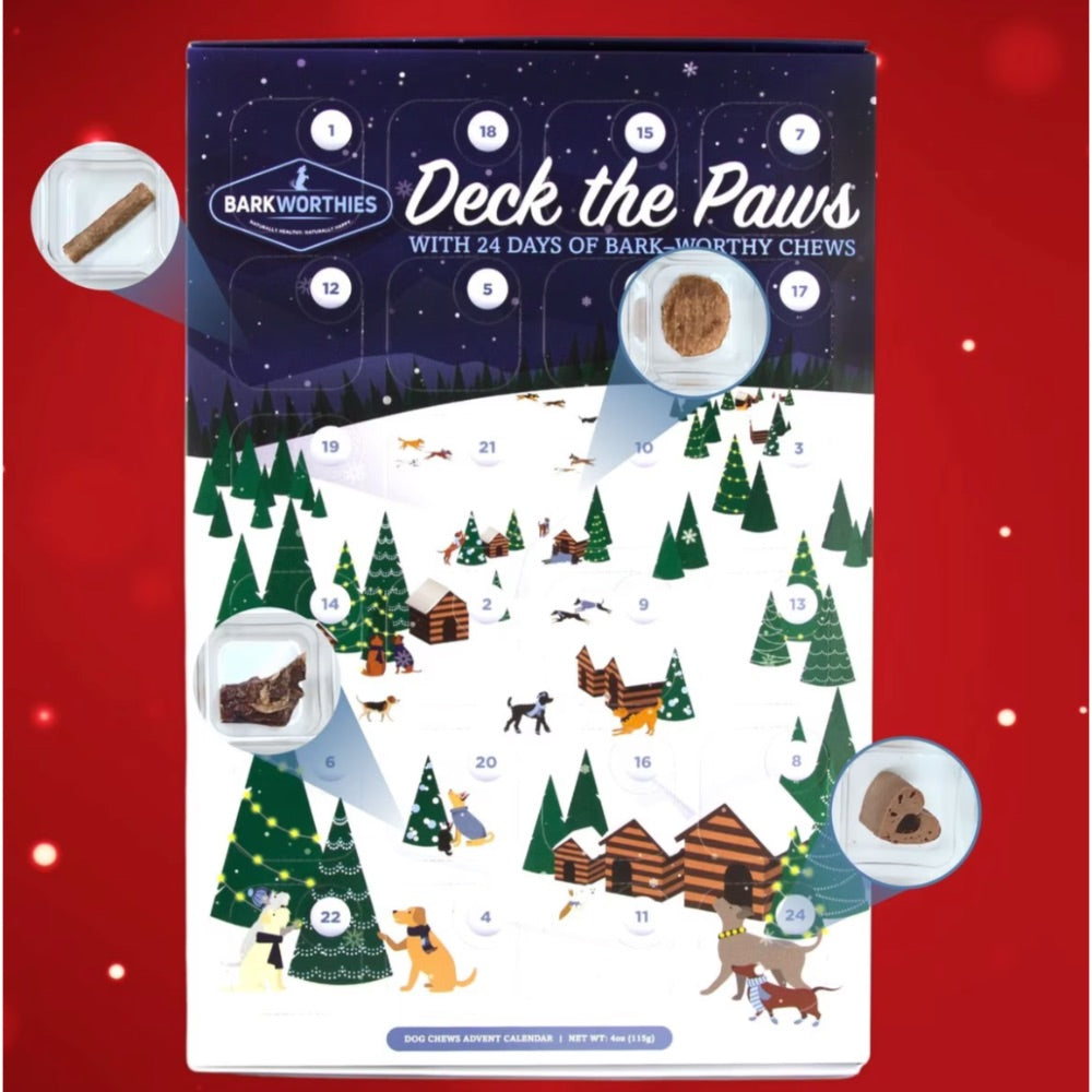 Barkworthies Deck the Paws Holiday 24 Day Advent Calendar