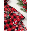 PETSIN Christmas Plaid Print Pet Hoodie