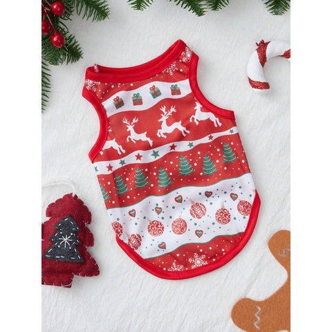 Parisian Pet Santa's Outfit Tee