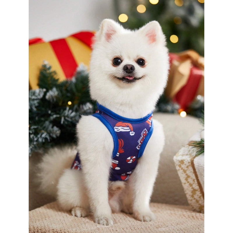 Christmas Printed Pet Vest