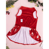 Cute Bone Merry Christmas Pet Dress