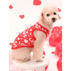 PETSIN Valentine's Day Heart Patterned 'Love' Letter Printed Pet Vest