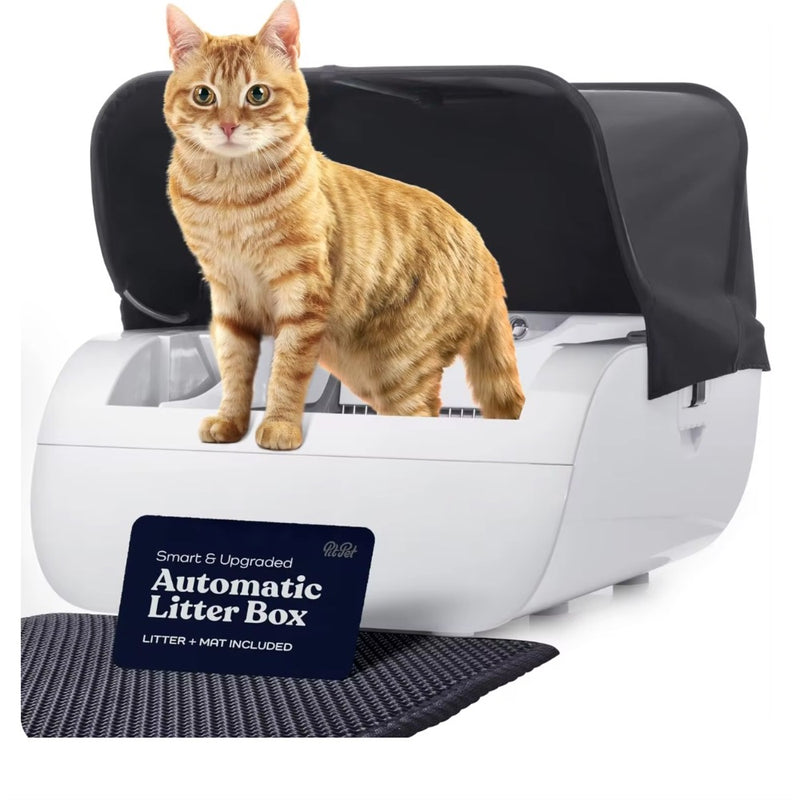 LittePets Smart Covered Self Cleaning Automatic Cat Litter Box