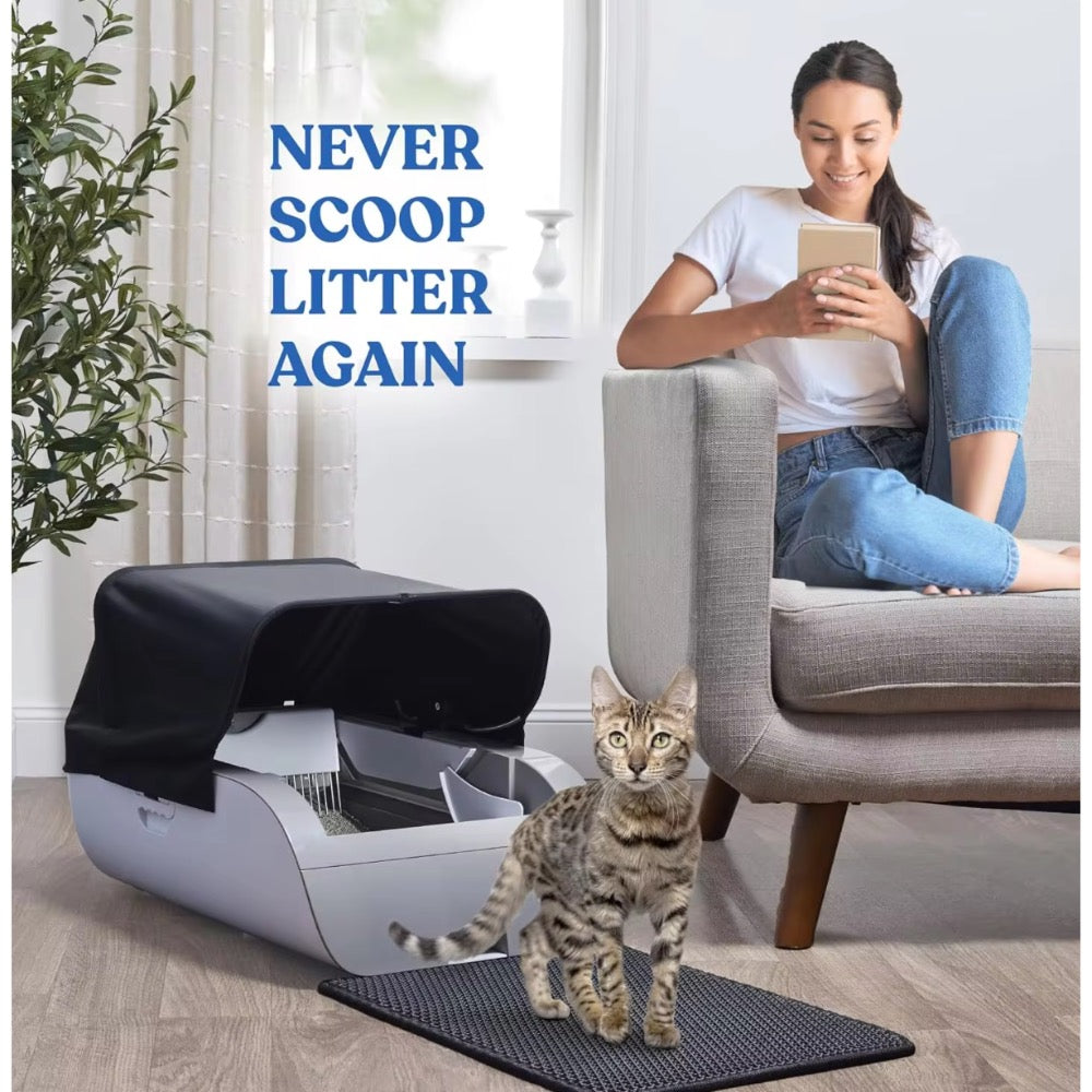 LittePets Smart Covered Self Cleaning Automatic Cat Litter Box