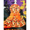 Petsin Halloween Pumpkin Cute Bow Pet Dress