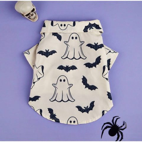 Fitwarm Cat Print Halloween Tshirt