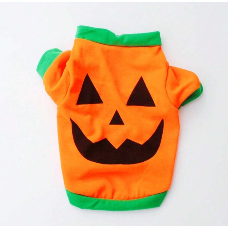 Shein Halloween Pumpkin Design Pet Tee