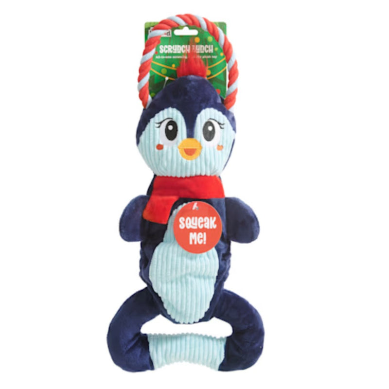 Outward Hound Scrunch Bunch Penguin Rope Dog Toy