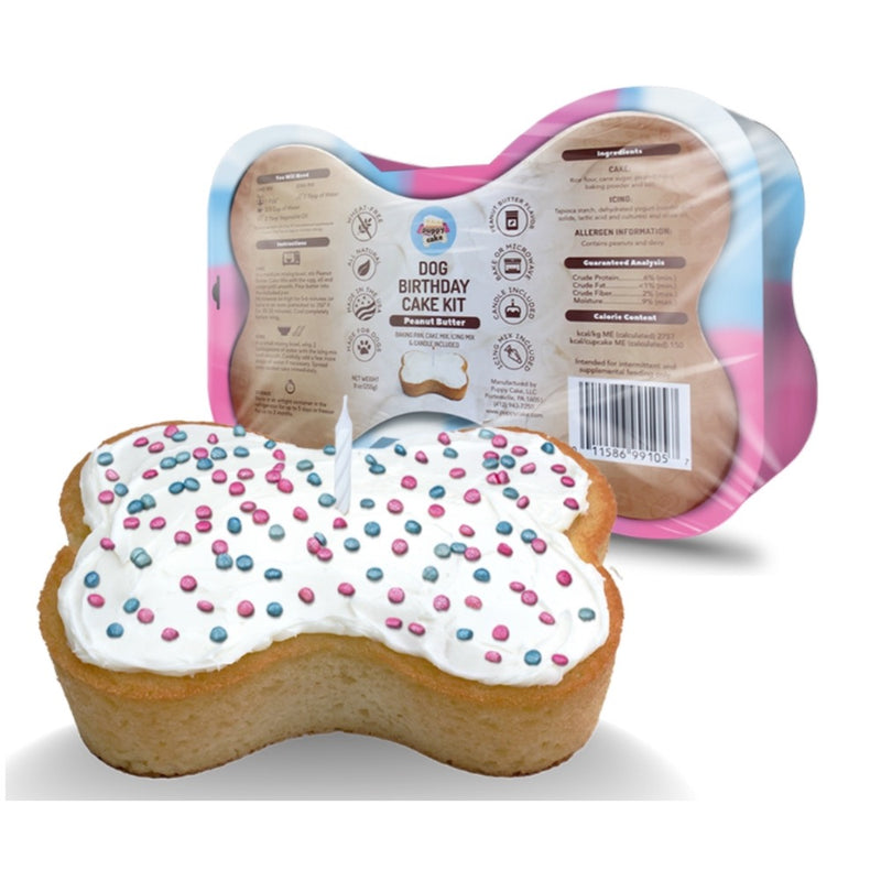 Puppy Cake Dog Birthday Cake Kit- Birthday Cake Flavor with Pupfetti S ...
