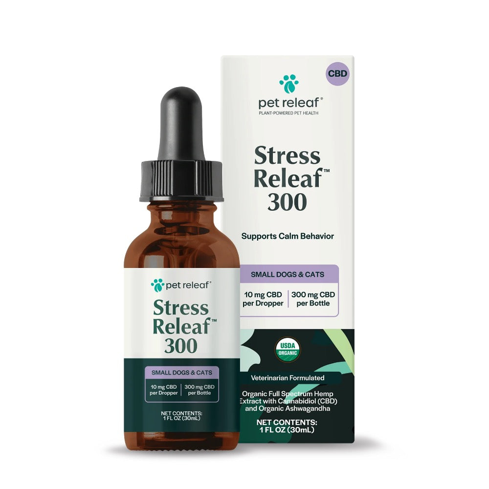 Pet Releaf 150 Mini Stress Releaf CBD Oil Organic for Small Dogs and Cats