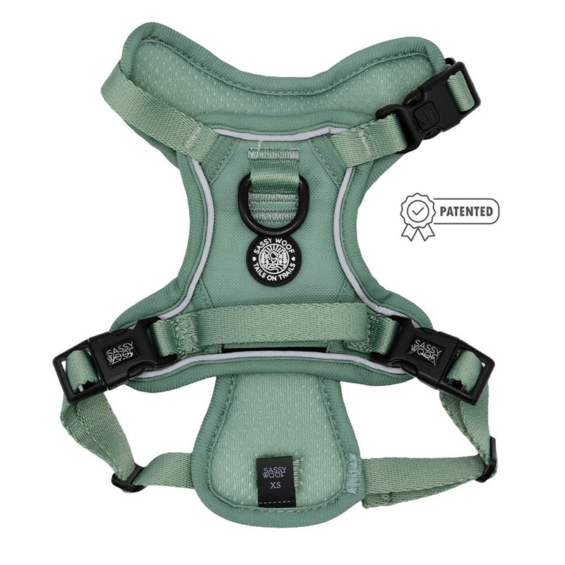 Sassy Woof DOG STEP-IN HARNESS - SAGE