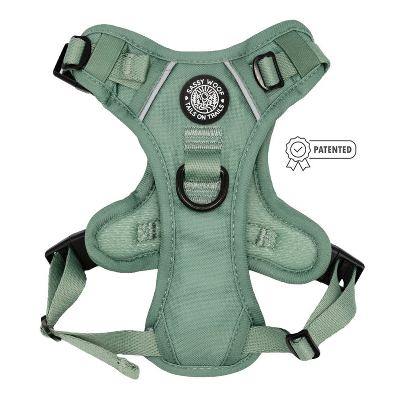 Sassy Woof DOG STEP-IN HARNESS - SAGE