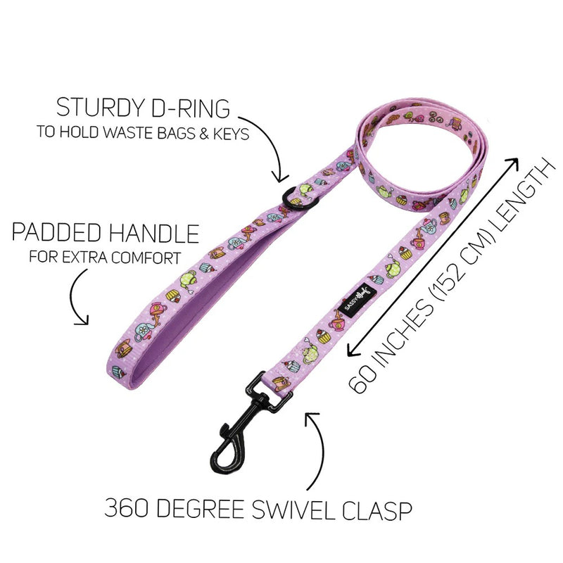 Sassy Woof Leash - TEA PAWTY