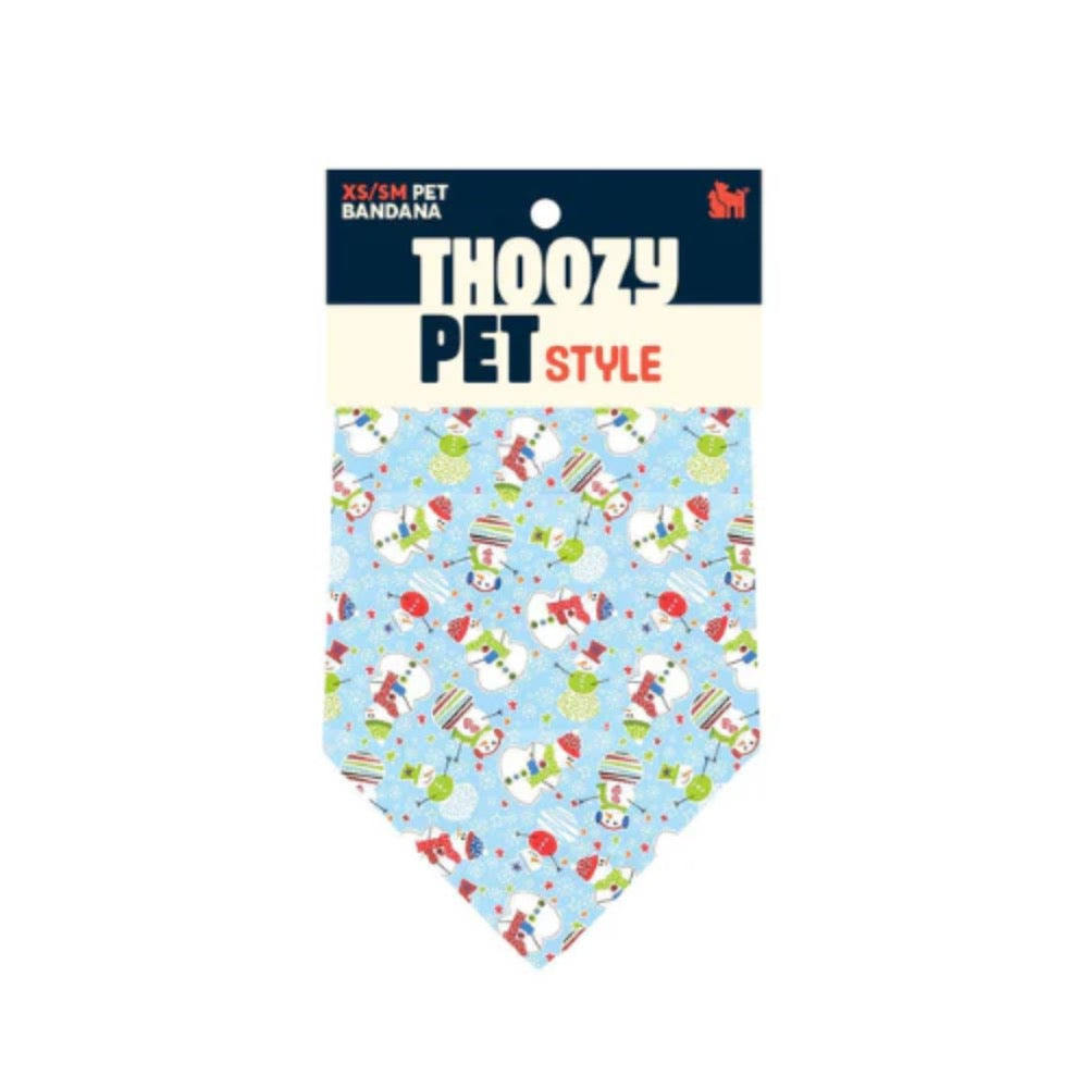 Thoozypet Festive & Frosted Pet Bandana