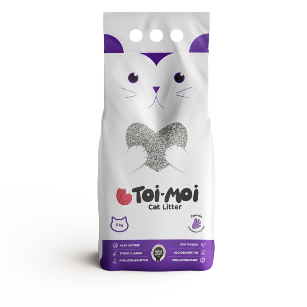 Toi Moi Clumping Cat Litter- Lavender Scented 5kg