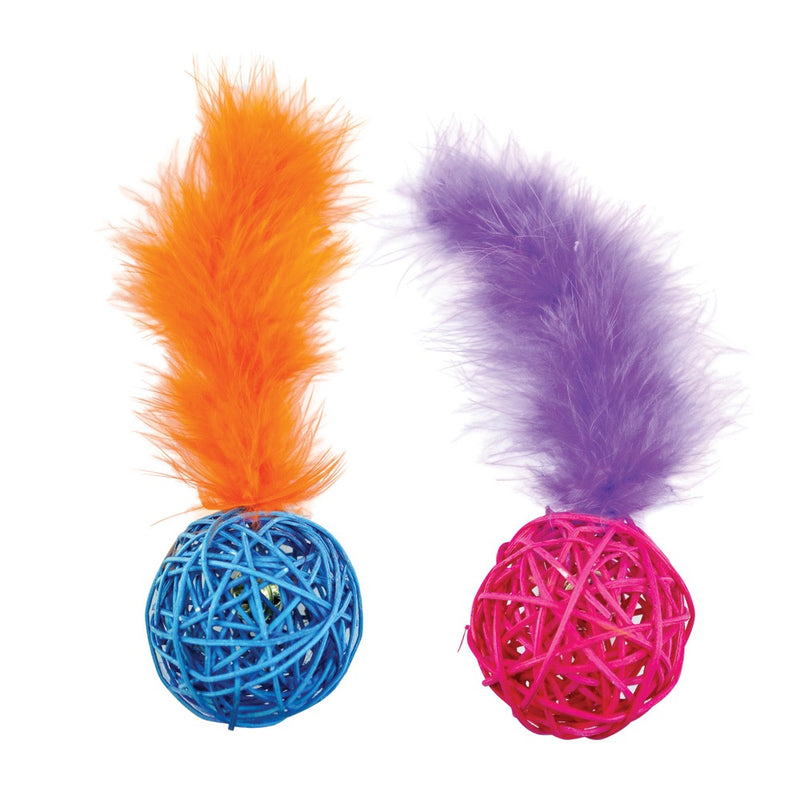 Pet Park Blvd Wicker Ball Cat Toy