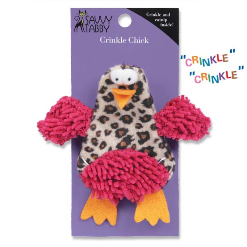 Savvy Tabby® Crinkle Chick - Pink