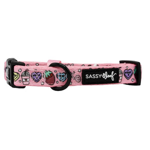 Sassy Woof DOG COLLAR - I CHEWS YOU