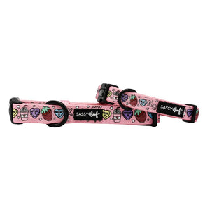 Sassy Woof DOG COLLAR - I CHEWS YOU