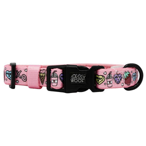 Sassy Woof DOG COLLAR - I CHEWS YOU