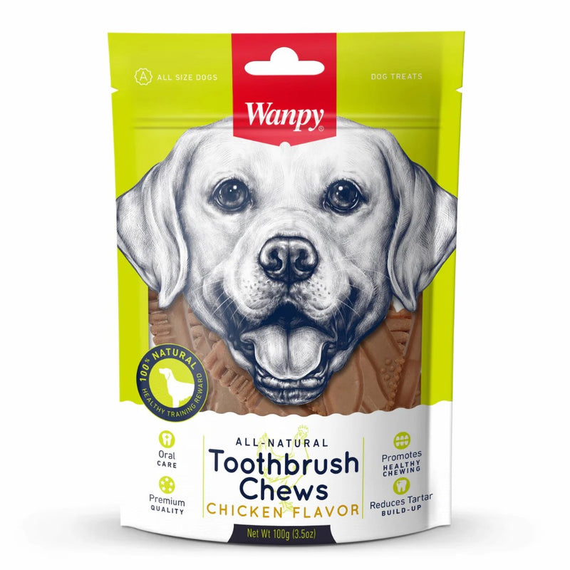 Wanpy Toothbrush Chicken Flavor Dental Chews