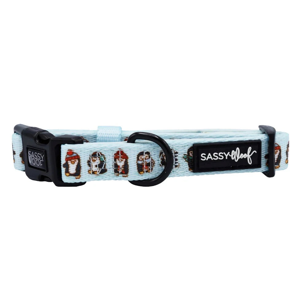 Sassy Woof Dog Collar - Winter Waddleland