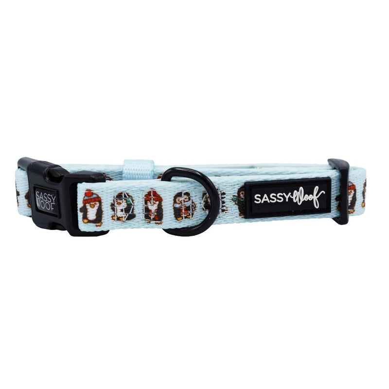 Sassy Woof Dog Collar - Winter Waddleland