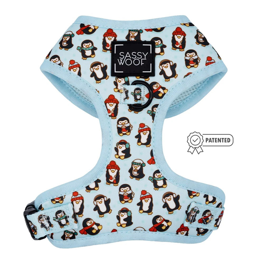 Sassy Woof Dog Adjustable Harness - Winter Waddleland