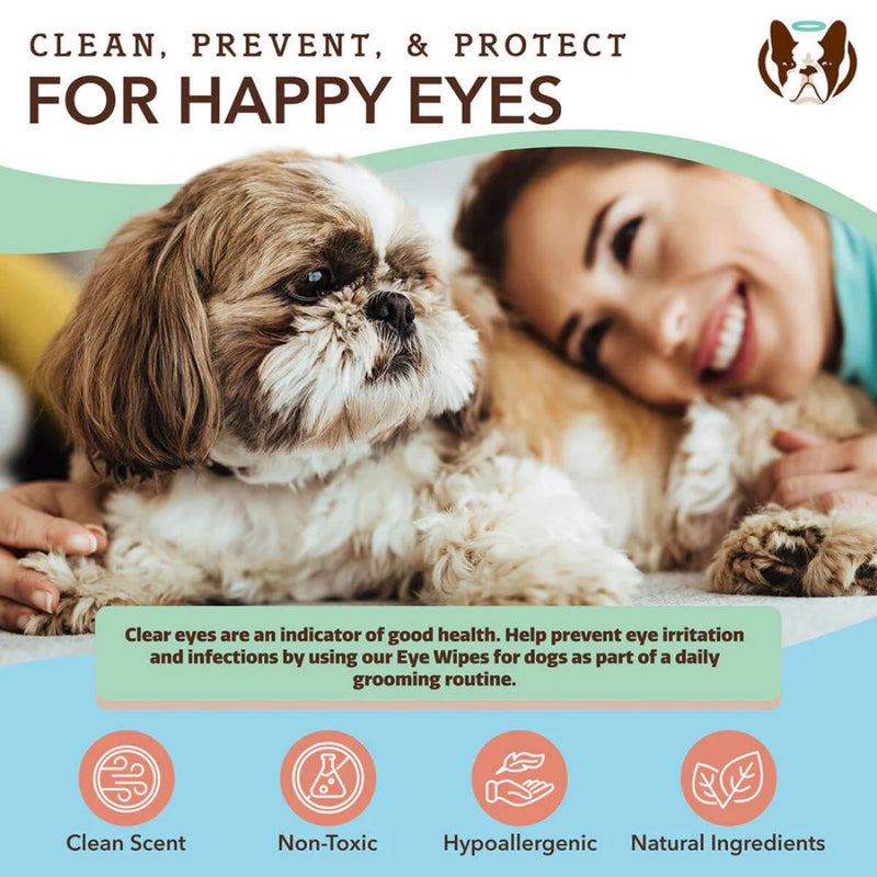 Natural Dog Company Eye Wipes - 50ct