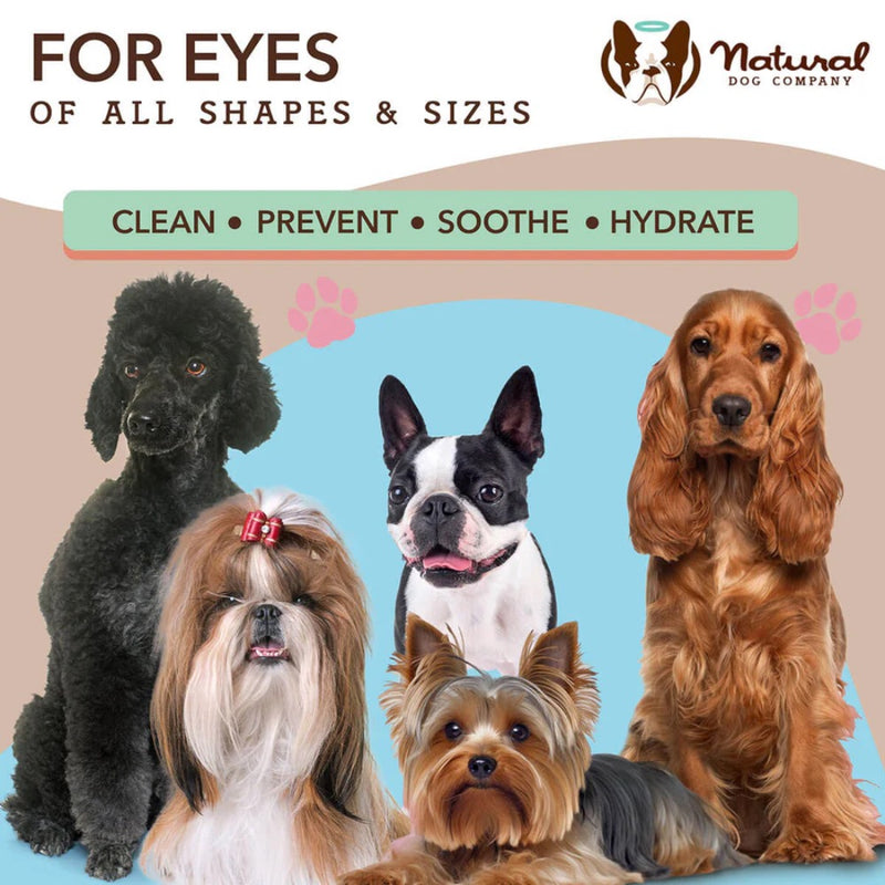 Natural Dog Company Eye Wipes - 50ct