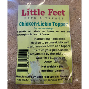 Little Feet Eats & Treats Chicken-Licken Topper for Cats & Dogs