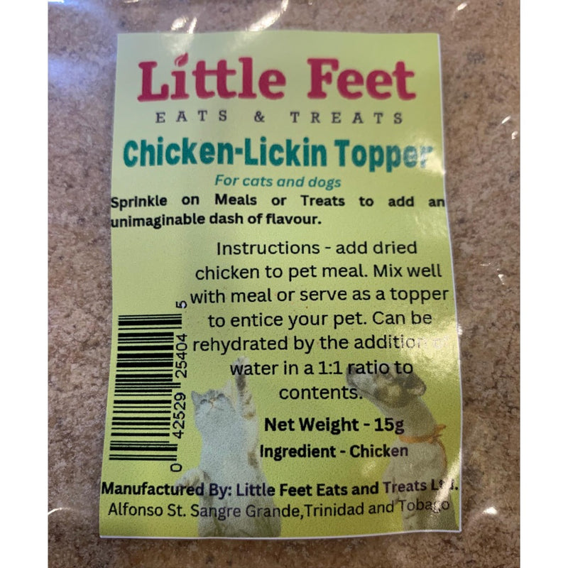 Little Feet Eats & Treats Chicken-Licken Topper for Cats & Dogs