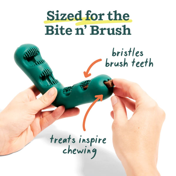 WOOF Bite n' Brush Dental Refills Chicken Recipe Dental Treat- 18 stic ...