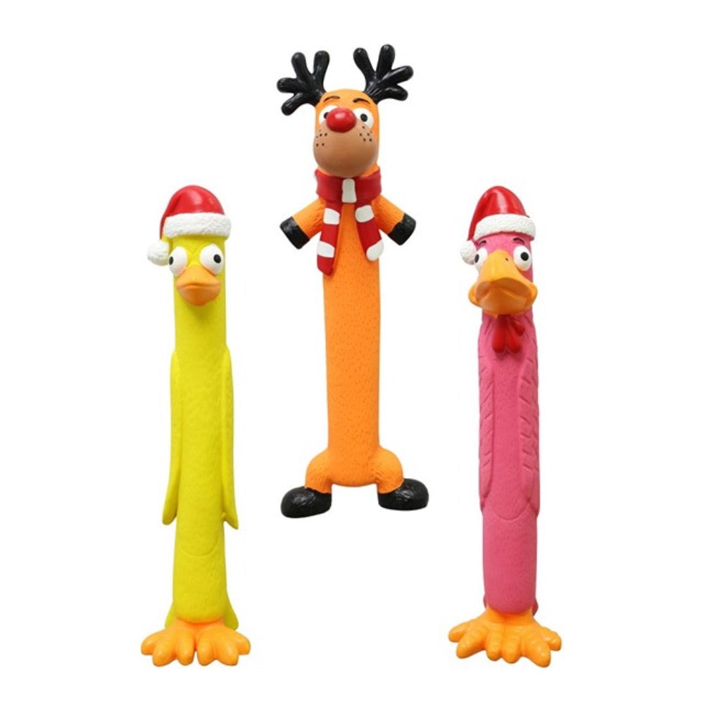 Festive Magic Christmas Themed Squeaky Toys